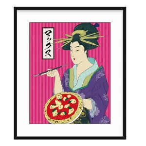 ukiyoe portrait custom