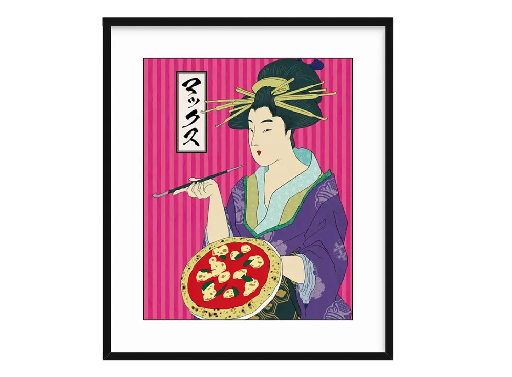 ukiyo-e portrait custom